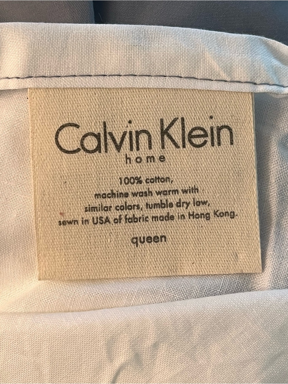 NWOT Calvin Klein Home Queen Bedskirt 18" Long Drop Box Pleats Lined 100% Cotton - Picture 6 of 7